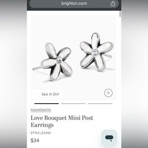 Brighton Love Bouquet daisies stud earrings